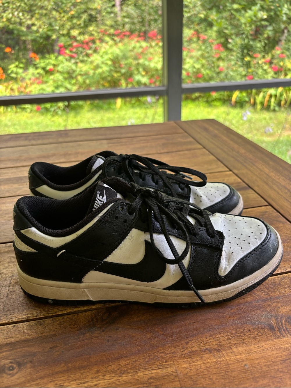Nike Black and White Low-Top Sneakers
